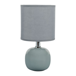LAMPE BOULE GRISE PM