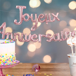 GUIRLANDE GONFLABLE JA PARTY BLUSH