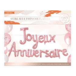 GUIRLANDE GONFLABLE JA PARTY BLUSH