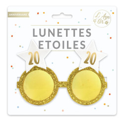LUNETTES ETOILE ANNIV 20 AINE DOREE