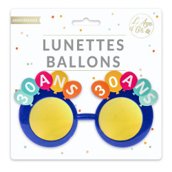 LUNETTES BALLONS 30 ANS