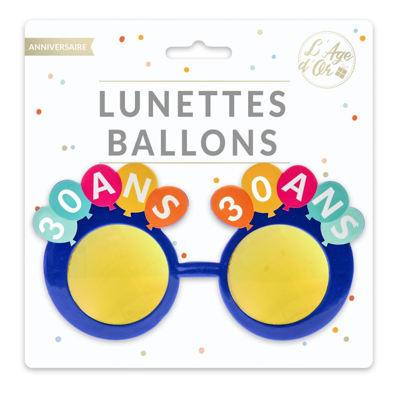 LUNETTES BALLONS 30 ANS