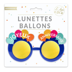 LUNETTES BALLONS JOYEUX ANNIVERSAIRE