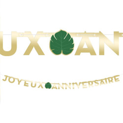 GUIRLANDE LETTRES JA TROPICAL PARTY