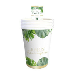 GOBELETS TROPICAL PARTY X6