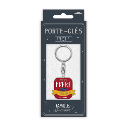 PORTE CLE "MON FRERE C EST LE MEILLEUR"