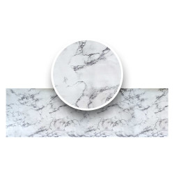 ADHESIF ASPECT MARBRE BLANC