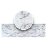 ADHESIF ASPECT MARBRE BLANC