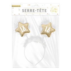 SERRE TETE 18ANS ETOILE DOREE
