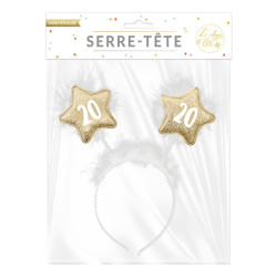 SERRE TETE 20AINE ETOILE DOREE