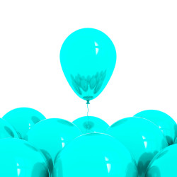 BALLONS TURQUOISE X20