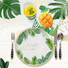 ASSIETTES TROPICAL PARTY X6