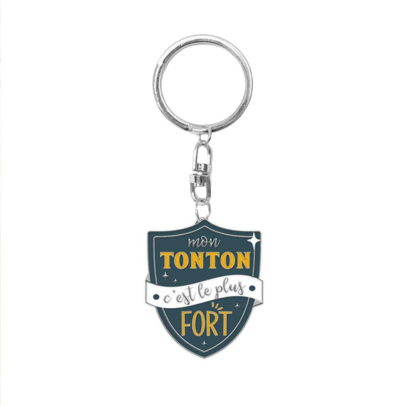 PORTE CLE "MON TONTON C EST LE PLUS FORT