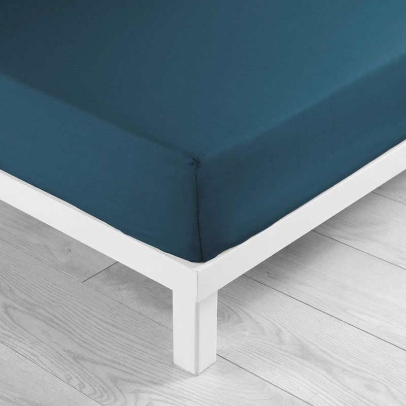 DRAP HOUSSE LINA BLEU 90x190CM