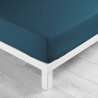 Drap housse Lina bleu 90x190cm