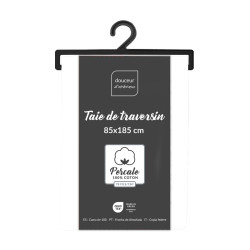 TAIE DE TRAVERSIN PERCALINE WHITE 85x185
