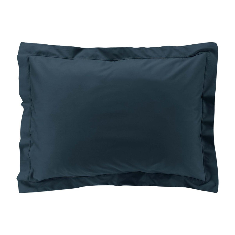 TAIE OREILLER PERCALINE BLEU NUIT 50x70