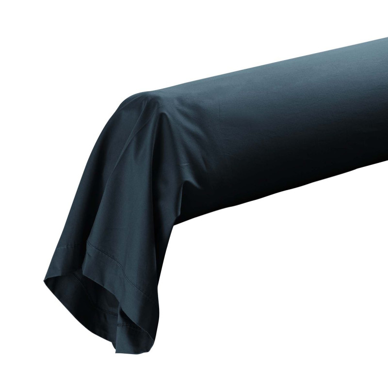 TAIE TRAVERSIN PERCALINE BLEU NUIT 85x18
