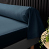 TAIE TRAVERSIN PERCALINE BLEU NUIT 85x18