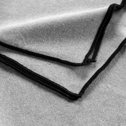 SERVIETTES DE TABLE X3 MISTRALINE GRIS C