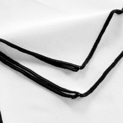 SERVIETTES DE TABLE X3 MISTRALINE BLANC