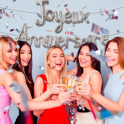 GUIRLANDE MOTS "JOYEUX ANNIV" ARG