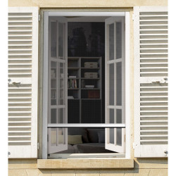 CHASSIS MOUSTIQUAIRE PVC 80X100 BLANC/TO