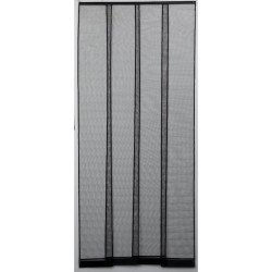 MOUSTIQUAIRE NOIR FIBRE DE VERRE 100X230
