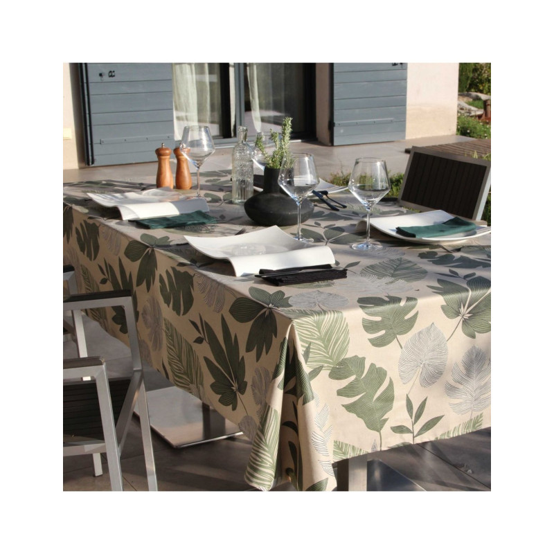 NAPPE BORNEO OIL GREEN 200X150 ENDUITE NAPPE BORNEO OIL GREEN 200X150 ENDUITE
