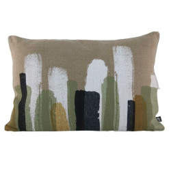 COUSSIN ESQUISSE 40X60 TAUPE LIN ET COTO