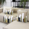 COUSSIN ESQUISSE 45X45 TAUPE LIN ET COT COUSSIN ESQUISSE 45X45 TAUPE LIN ET COT