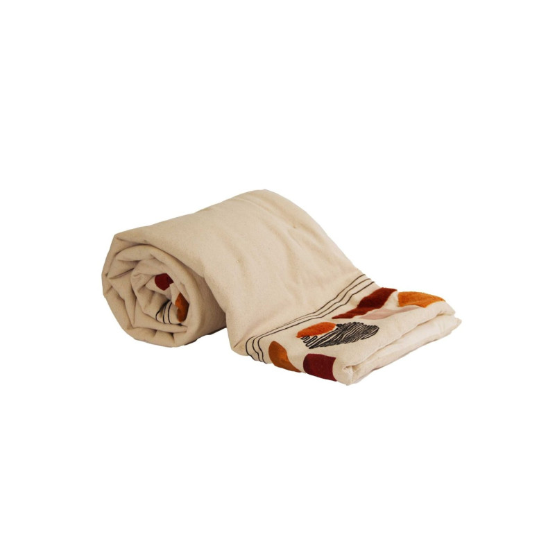 EDREDON KALI PICANTE 80X200 COTON ET TUF