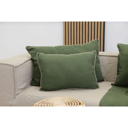 COUSSIN LINO 330 BRIQUE 40X60 LIN ET COT