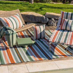 COUSSIN ST JEAN DE LUZ OIL GREEN 40X60 D