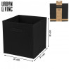 CUBE INTISSE RAVEN 31X31CM