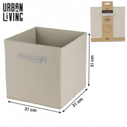 CUBE VELOURS COTELE PAPYRUS 31X31CM