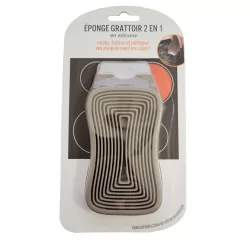 Spugna raschiante in silicone 2 in 1 colore casuale