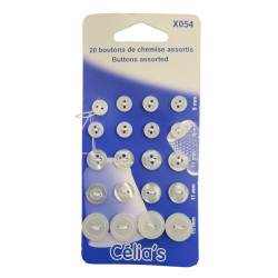 ASSORTIMENT BOUTONS CHEMISE
