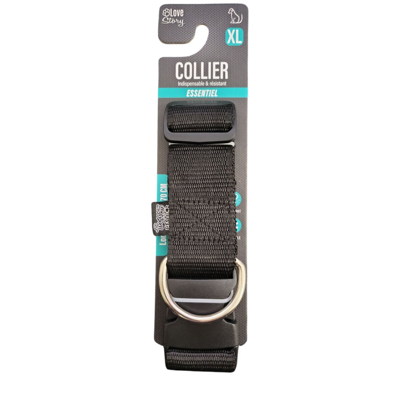 COLLIER NOIR REG DE 50 A 70CM*LA