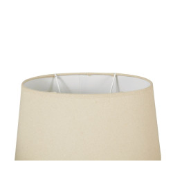 ABAT JOUR OVALE LIN BASE D31X19XH20,5CM