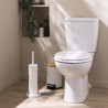 DEROUL PAPIER WC+RESERVE "FILANO NOIR"H