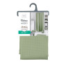 Rideau de douche Quartz sauge 180x200cm - Jacquard uni