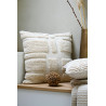 COUSSIN BALMA ECRU 45X45 TUFTE