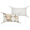 Coussin Balma en jute et coton 30x50cm Stof