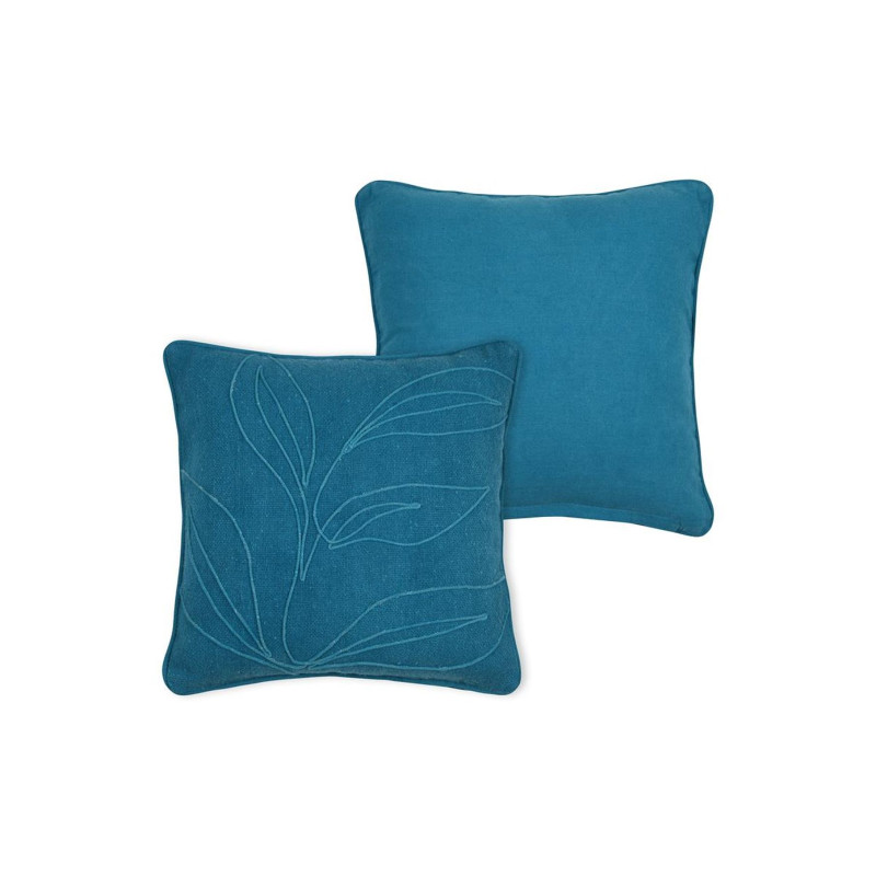 COUSSIN ALOHA BLEU 40X40