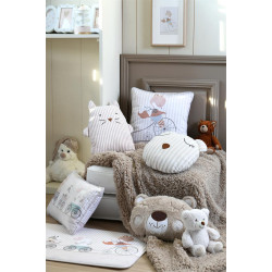 Coussin Chabichou multicolore 40x40 cm