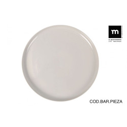 PLAT ROND D32cm IVOIRE NORDIC BRILLO