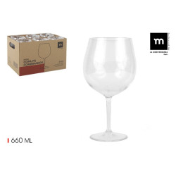 VERRE A PIED 660ml INCASSABLE
