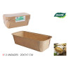 SET 12 MOULES CAKE PAPIER 20X7X7CM