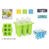 MOULE POUR 6 GLACES EN SILICONE COLORS 1
